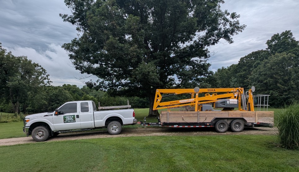 Jeff's Tree Service Lift Trailer